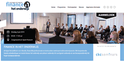 Desktop Screenshot of financeinhetonderwijs.nl