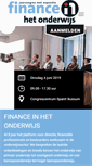 Mobile Screenshot of financeinhetonderwijs.nl