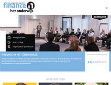 Tablet Screenshot of financeinhetonderwijs.nl